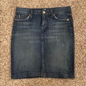 FLASH SALE!! SKIRT 7 for all Mankind denim jeans